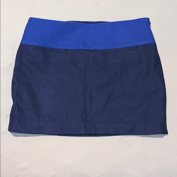 Navy Blue GAP Mini Skirt 2 Petite - Picture 1 of 3